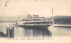 Steamer Albany Day Boat West Point Landing 1906 Rotograph postcard