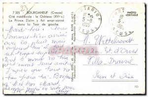 Old Postcard Bourganeuf (Creuse) medieval city the castle (XV) Prince Zizim t...