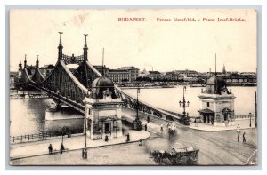 Szabadság híd Liberty Bridge Budapest Hungary DB Postcard Y17