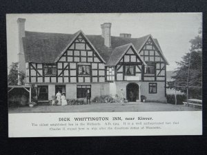 Staffordshire Stourbridge Kinver DICK WHITTINGTON INN c1905 Postcard