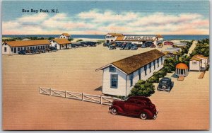 Sea Bay Park Avalon New Jersey NJ, Bathing Pavilion Beach, Vintage Postcard