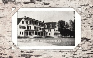 Vintage Postcard The Russell House North Woodstock New Hampshire NH Pub Sanborn