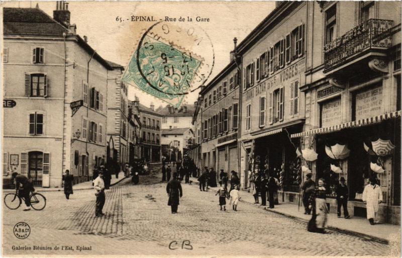 CPA 65 ÉPINAL Rue de la Gare (405551)