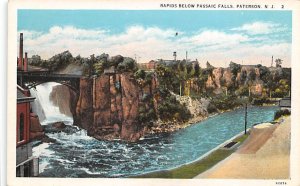 Rapids Below Passaic Falls Paterson, New Jersey NJ