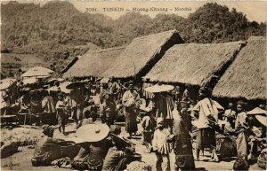 CPA AK INDOCHINA Tonkin Marche VIETNAM (958891)