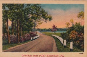 Postcard Greetings from Port Kennedy PA