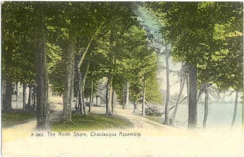 The North Shore, Chautauqua Assembly, NY, New York State, 1910 Double Back