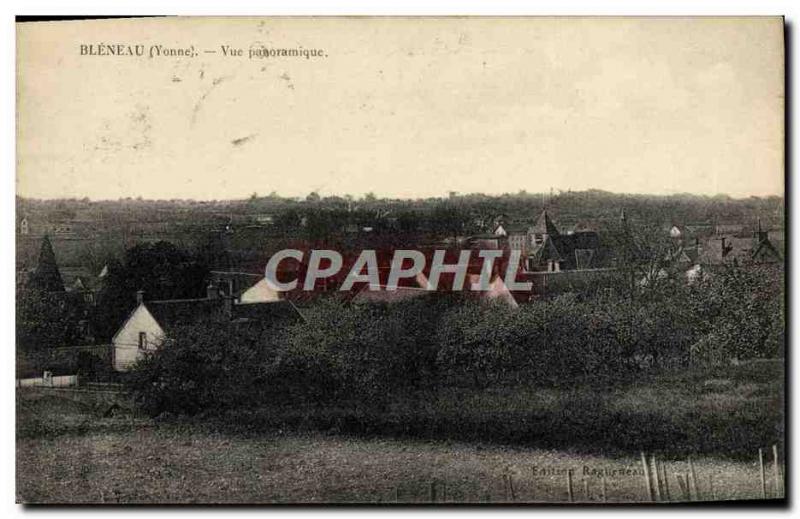 Postcard Old Bleneau Panoramic