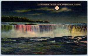 M-82907 Horseshoe Falls at Night Niagara Falls Canada