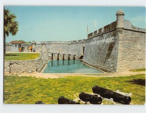 Postcard Castillo De San Marcos National Monument, St. Augustine, Florida