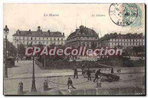 Old Postcard Le Havre Le Theater