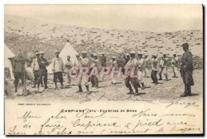 Old Postcard Carpiane Boxing Exercise