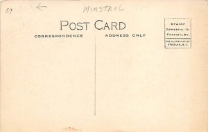 Minstrel Troupe on Board US Battle Ship Unused small tear top edge, very ligh...