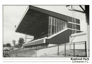 scotland, DUMBARTON, Boghead Park (1990s) Stadium Postcard