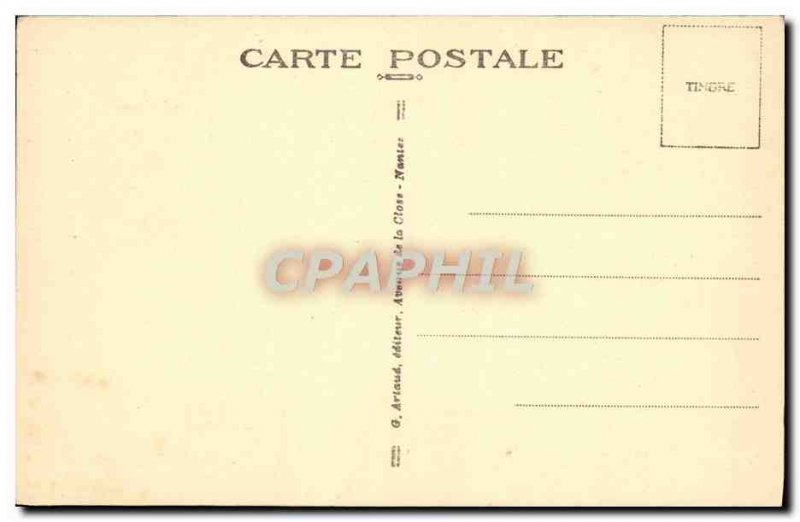 Old Postcard The Steam d & # 39Bxcursions Saint Philibert Party Noirmoutier N...