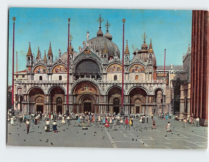 Postcard St. Marks Basilica Venice Italy