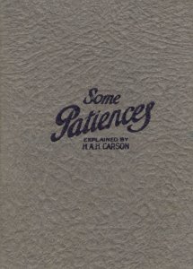 Patience Waddington 1924 First Edition Card Games Orient Lines Ship Book