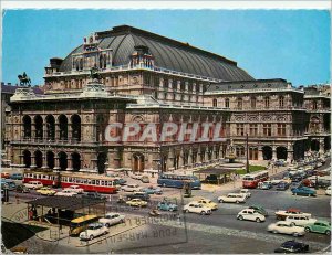 Postcard Modern Vienna Opera Tramway