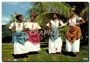 Postcard Martinique Modern Dancers Folk Group Loulou Boislaville