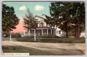 1910's ERA MADISON CONNECTICUT*CT*THE PARSONAGE*HUNTER PHOTO CO POSTCARD