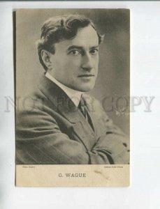 472342 Georges WAGUE French mime SILENT FILM Actor Vintage postcard