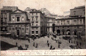 Italy Napoli Naples Piazza San Ferdinando 1907