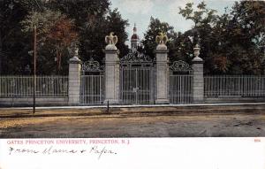 PRINCETON NEW JERSEY UNIVERSITY GATES~BOSSELMAN GERMAN PUBLISHED POSTCARD 1900s