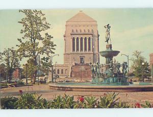 Unused Pre-1980 MONUMENT SCENE Indianapolis Indiana IN F1687