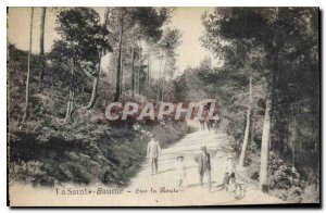 Old Postcard La Sainte Baume On the Road
