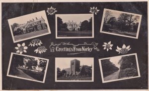 Greetings From Norley Cheshire RPC WW1 Postcard Please Read