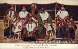 Chief, Iron Tail, indian Squaws and Papooses, at Buffalo Bill's Wild West, Un...