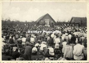 belgian congo, FARADJE, Dominican Mission, Open Air Mass (1950s)