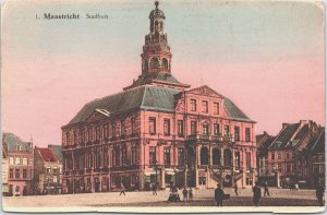 Netherlands Maastricht Stadhuis Vintage Postcard 09.31