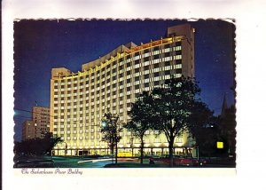 Power Building at Night, Regina, Saskatchewan