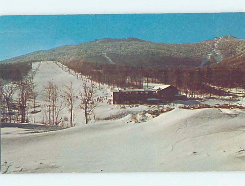 Pre-1980 SKIING PANORAMIC VIEW Killington Vermont VT ho8551