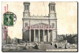 Postcard Old Paris Church St Vincent de Paul