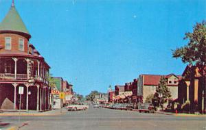 Haywood WI Street View Old Cars Postcard