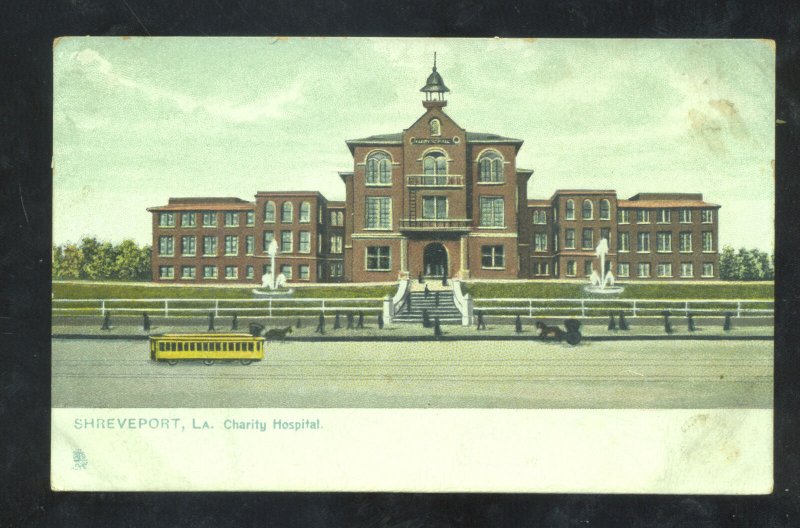 SHREVEPORT LOUISIANA COUNTY HOSPITAL VINTAGE POSTCARD RAPHAEL TUCK LA.