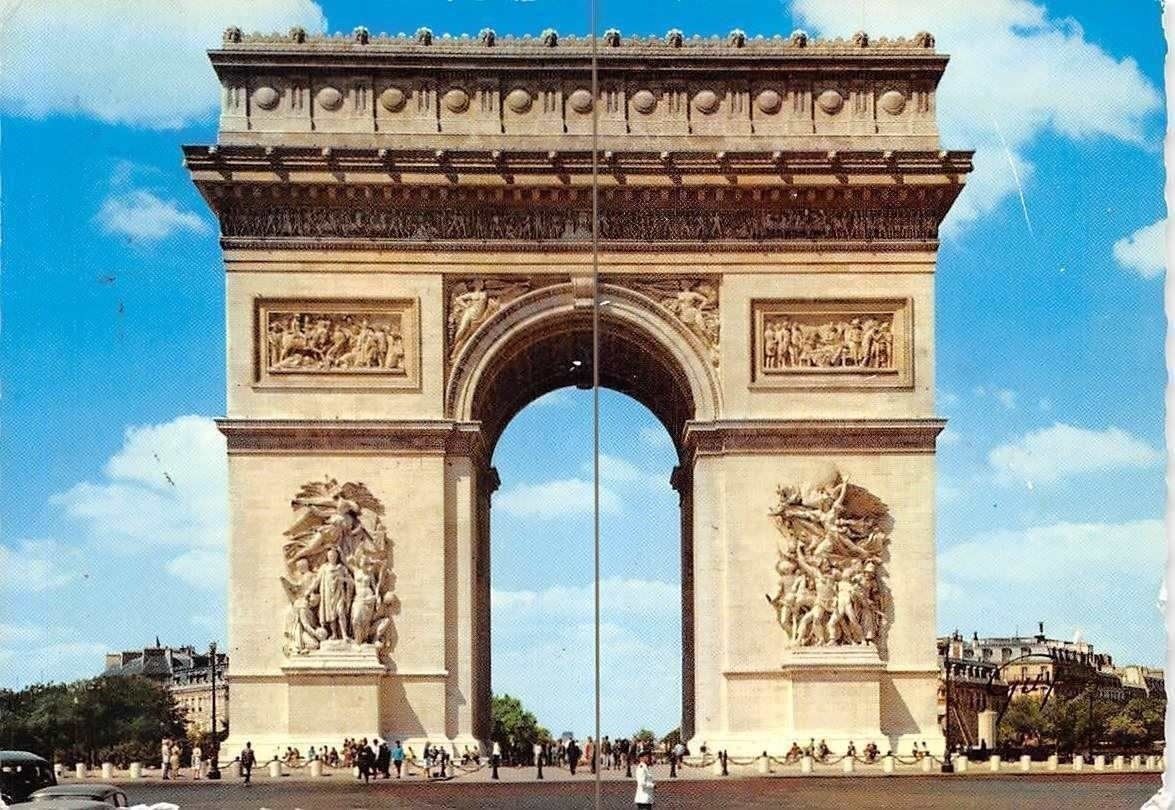 France Paris L Arc De Triomphe De L Etoile 1970 Europe France Other Unsorted Postcard Hippostcard