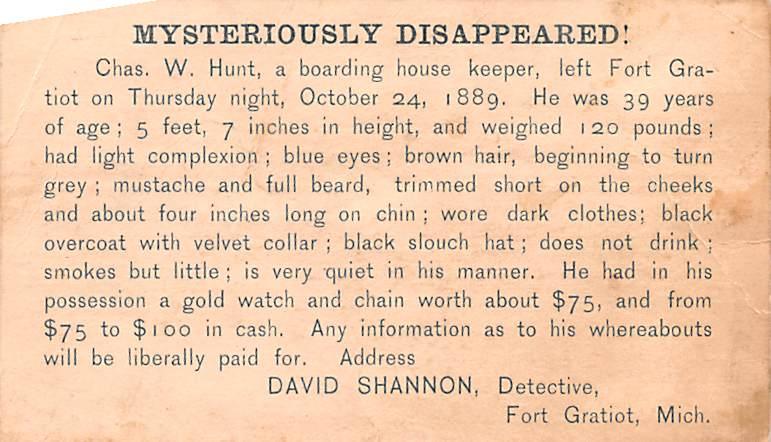 David Shannon Detective Advertising Glue on back crease, stains and wear on b...