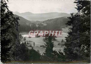 Modern Postcard The beautiful corners Haut Bugey Lake Genin is the limit of t...