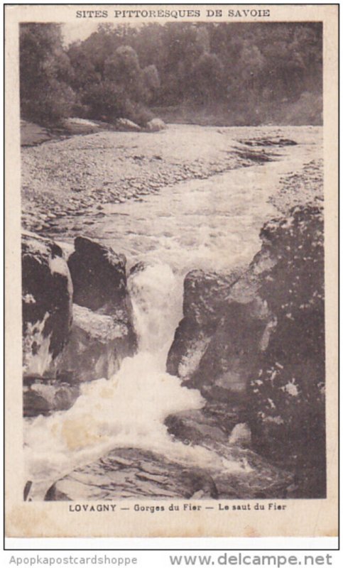 France Chamonix Gorges du Fier Le saut du Fier 1933