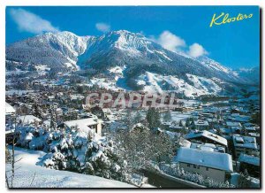 Modern Postcard Klosters