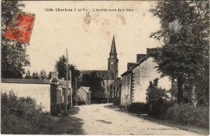 CPA CHARTRES L'Arrivee Route de la Gare (1250802)