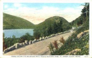 Cadillac Mountain Road in Mt. Desert Island, Maine