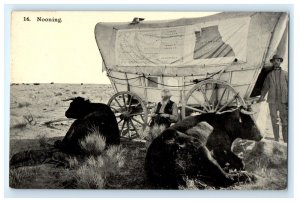 Nooning On The Oregon Trail Wells Spring OR Postcard (GM10)