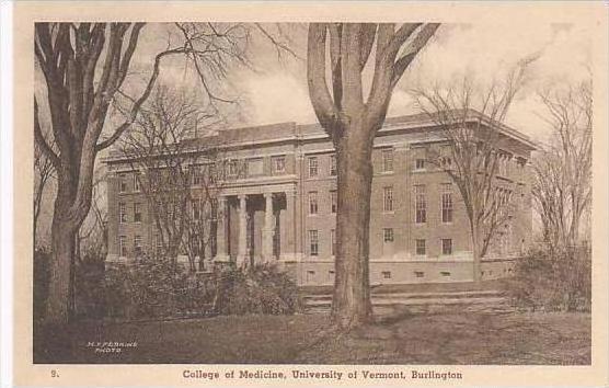 Vermont Burlington College of Medicine University of Vermont Albertype