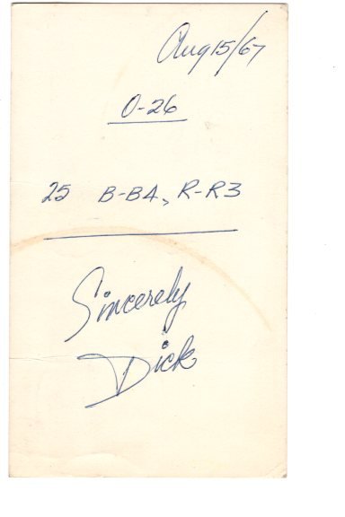 Cardston, Alberta Address, 1967 Vancouver Cancel