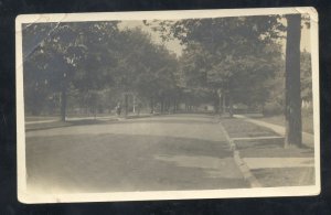 RPPC EAST ORANGE NEW JERSEY SOUTH MAPLE AVENUE 1910 REAL PHOTO POSTCARD NJ