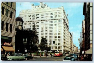 Portland Oregon OR Postcard Fifth Avenue Yamhill Department Store c1960 Vintage